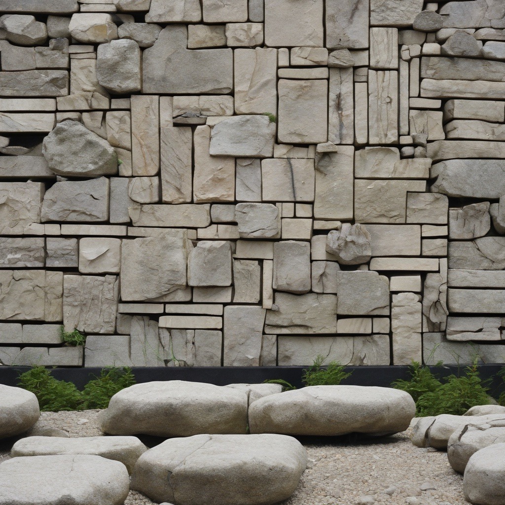 Areaoutdoor-_japanese_design-_Stone-_-_-_black-_right_next_to_a_forest-Art-__4830_genIm