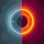 Split abstract dial showing soft diffusion versus oversaturated CFG burn
